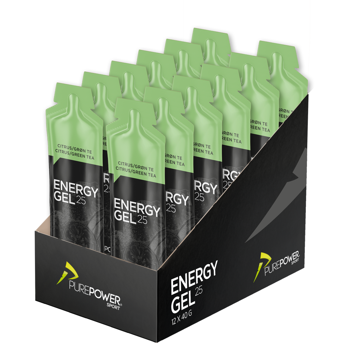 PurePower Energy Gel Lemon Tea 12x40g