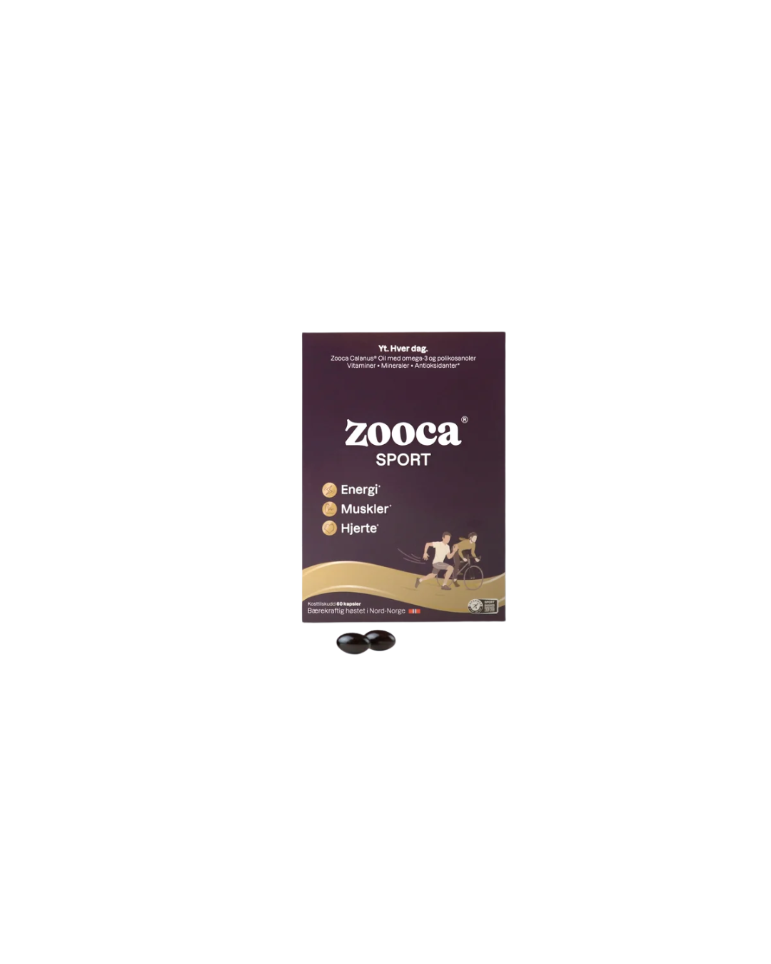 Zooca Sport, Omega3, 60 kapsler