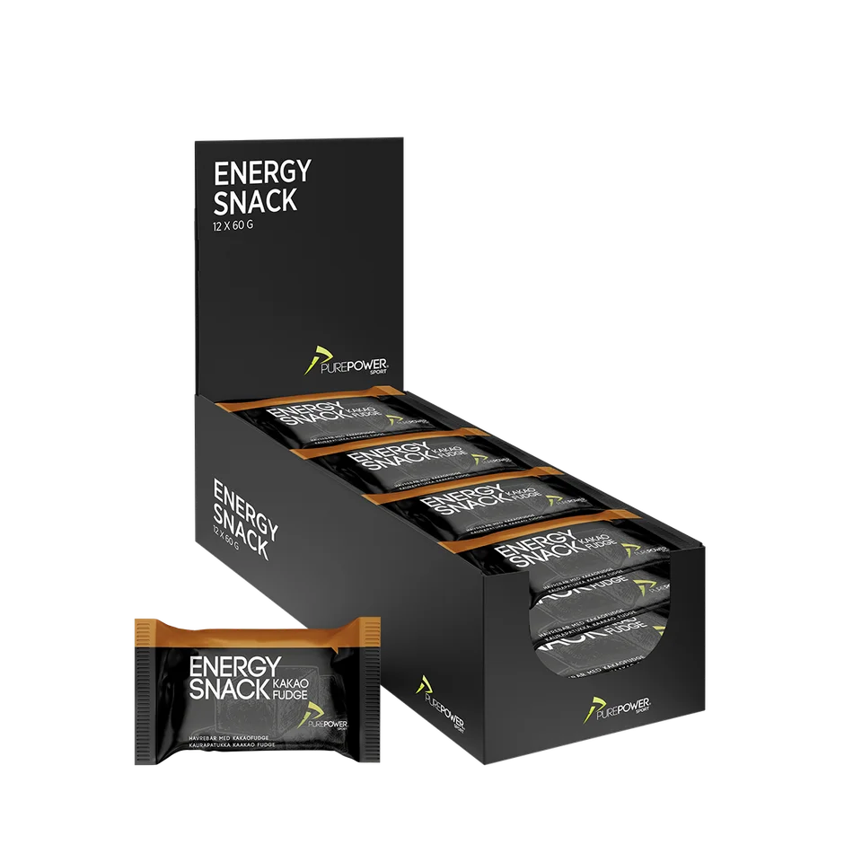 Energy snack kakao fudge 12x60g